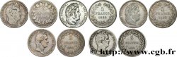 Lot de cinq pièces de 5 francs Louis-Philippe n.d. s.l. F.315/24
