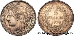 5 francs Cérès, avec légende 1870 Paris F.333/1 MS63
