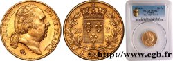 20 francs or Louis XVIII, tête nue 1824 Paris F.519/31
