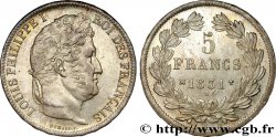5 francs Ier type Domard, tranche en relief 1831 Marseille F.320/10