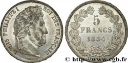 5 francs IIe type Domard 1834 Bayonne F.324/36 MS60
