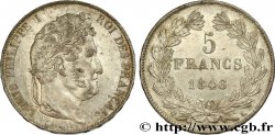 5 francs IIIe type Domard 1846 Bordeaux F.325/12 AU55