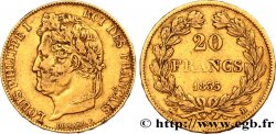 20 francs or Louis-Philippe, Domard 1835 Rouen F.527/12 TB35