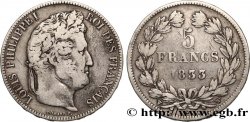 5 francs IIe type Domard 1833 Lille F.324/28