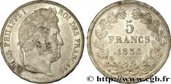 5 francs IIe type Domard 1836 Rouen F.324/54