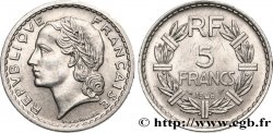 5 francs Lavrillier, aluminium, 9 ouvert 1948 F.339/13