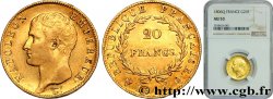 20 francs or Napoléon tête nue, Calendrier grégorien 1806 Perpignan F.513/3 AU53 NGC