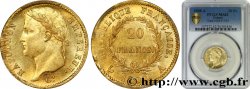20 francs or Napoléon tête laurée, République française 1808 Paris F.515/2 SUP62 PCGS