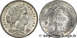 Concours de 20 francs, essai en étain attribué à Malbet 1849  VG.3029 var SUP58