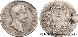 2 francs Napoléon Empereur, Calendrier révolutionnaire 1805 Toulouse F.251/21