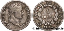 1 franc Napoléon Ier tête laurée, Empire français 1812 Rome F.205/53