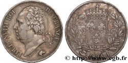 2 francs Louis XVIII 1824 Lyon F.257/54 VF35