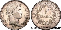 5 francs Napoléon Empereur, Empire français 1809 Lille F.307/13