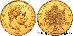 100 francs or Napoléon III, tête laurée 1862 Paris F.551/1