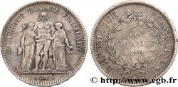 5 francs Hercule, IIe République 1848 Bordeaux F.326/4