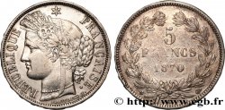 5 francs Cérès, sans légende 1870 Bordeaux F.332/2