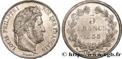 5 francs IIe type Domard 1833 Lyon F.324/17