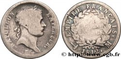 2 francs Napoléon Ier tête laurée, Empire français 1812 Toulouse F.255/46