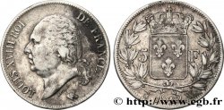 5 francs Louis XVIII, tête nue 1822 Lille F.309/75