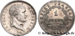1 franc Napoléon Ier tête laurée, Empire français 1812 Paris F.205/41