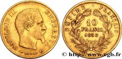 10 francs or Napoléon III, tête nue 1858 Paris F.506/5 TB30
