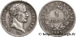 1 franc Napoléon Ier tête laurée, Empire français 1813 Nantes F.205/70