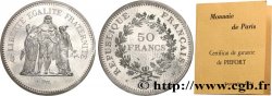 Piéfort argent de 50 francs Hercule 1974 Pessac F.427/2P