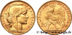 20 francs or Coq, Dieu protège la France 1905 Paris F.534/10