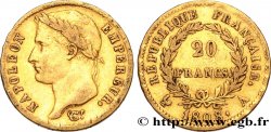 20 francs or Napoléon tête laurée, République française 1808 Paris F.515/2