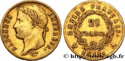 20 francs or Napoléon, tête laurée, Empire français 1811 Paris F.516/16