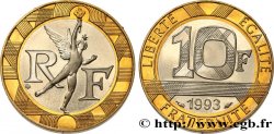 10 francs Génie de la Bastille, Belle Épreuve 1993 Pessac F.375/10 var. FDC