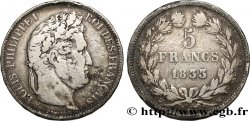 5 francs IIe type Domard 1833 Lille F.324/28
