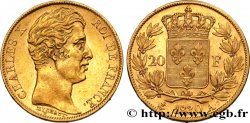 20 francs or Charles X 1830 Paris F.520/12