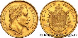 20 francs or Napoléon III, tête laurée 1869 Strasbourg F.532/21
