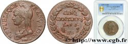 Cinq centimes Dupré, grand module 1797 Strasbourg F.115/20