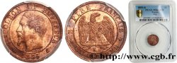 Un centime Napoléon III, tête nue 1855 Bordeaux F.102/22