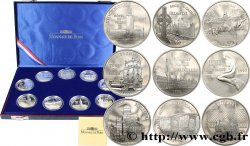COFFRET des 9 Monnaies Belle Épreuve 15 euro / 100 francs - MONUMENTS ET SITES D’EUROPE - 1996-1997 n.d. Paris F5.2021à2029 1