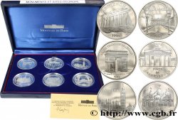 COFFRET des 6 Monnaies Belle Épreuve 15 écus / 100 francs - MONUMENTS ET SITES D’EUROPE - 1993-1995 n.d. Paris F5.2005 1