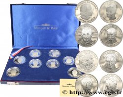 Belle Épreuve Coffret huit monnaies - Centenaire du Cinéma 1995 F5.1645 1646 1647 1649 1650 1651 1653 1655 2