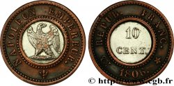 Essai bimétallique de 10 centimes 1806 Paris VG.1503  TTB