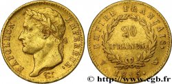 20 francs or Napoléon tête laurée, Empire français 1815 Lille F.516A/3