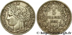 5 francs Cérès, IIe République 1851 Paris F.327/7 TB