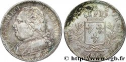 5 francs Louis XVIII, buste habillé 1815 La Rochelle F.308/19