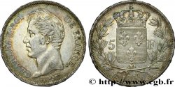 5 francs Charles X 2e type, tranche en relief 1830 Paris F.312/1