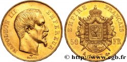 50 francs or Napoléon III, tête nue 1857 Paris F.547/4 SUP58