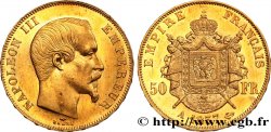 50 francs or Napoléon III, tête nue 1857 Paris F.547/4