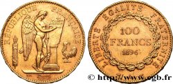 100 francs or Génie, tranche inscrite en relief Dieu protège la France 1896 Paris F.552/11 AU