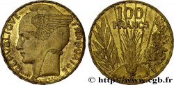 Concours de 100 francs or, essai de Bazor en bronze-aluminium 1929 Paris GEM.288 7