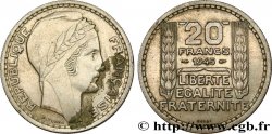 Essai de 20 francs Turin en cupro-nickel 1945 Paris GEM.206 1