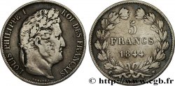 5 francs IIIe type Domard 1844 Lille F.325/5